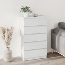 vidaXL Fehér szerelt fa fiókos szekrény 60 x 36 x 103 cm bútor