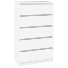 vidaXL fehér szerelt fa fiókos szekrény 60 x 36 x 103 cm (823016) bútor