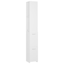 vidaXL fehér szerelt fa fürdőszobaszekrény 25x26,5x170 cm (808431) fürdőszoba bútor