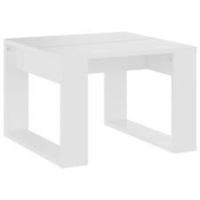 vidaXL fehér szerelt fa kisasztal 50 x 50 x 35 cm (808621) bútor
