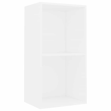 vidaXL fehér szerelt fa könyvespolc 40x30x76,5 cm (800927) bútor