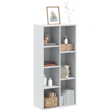 vidaXL fehér szerelt fa könyvespolc 50 x 25 x 105 cm bútor