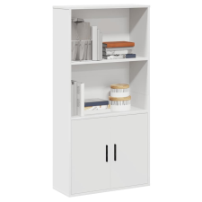vidaXL fehér szerelt fa könyvespolc 60x24x120 cm bútor