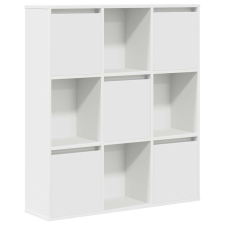 vidaXL fehér szerelt fa könyvespolc 89x24x101,5 cm (860400) bútor
