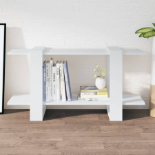 vidaXL Fehér szerelt fa könyvszekrény 100 x 30 x 51 cm bútor