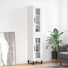 vidaXL fehér szerelt fa magasszekrény 34,5x34x180 cm bútor