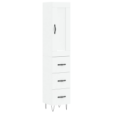 vidaXL fehér szerelt fa magasszekrény 34,5x34x180 cm (3200225) bútor