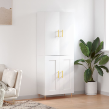 vidaXL fehér szerelt fa magasszekrény 69,5 x 34 x 180 cm bútor