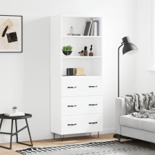 vidaXL fehér szerelt fa magasszekrény 69,5 x 34 x 180 cm bútor
