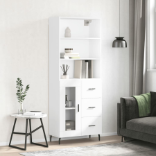 vidaXL fehér szerelt fa magasszekrény 69,5 x 34 x 180 cm bútor