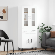 vidaXL fehér szerelt fa magasszekrény 69,5 x 34 x 180 cm bútor