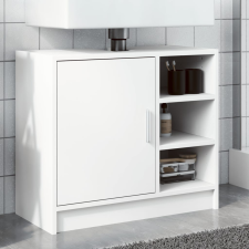 vidaXL fehér szerelt fa mosdószekrény 63 x 29 x 55 cm fürdőszoba bútor