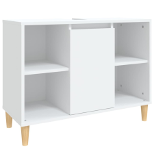 vidaXL fehér szerelt fa mosdószekrény 80 x 33 x 60 cm (821284) fürdőszoba bútor