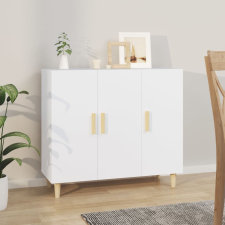 vidaXL fehér szerelt fa tálalóasztal 90 x 34 x 80 cm bútor