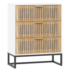 vidaXL fehér szerelt fa tálalószekrény 60 x 30 x 75 cm (352112) bútor