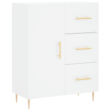 vidaXL fehér szerelt fa tálalószekrény 69,5 x 34 x 90 cm (827900) bútor