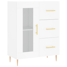 vidaXL fehér szerelt fa tálalószekrény 69,5 x 34 x 90 cm (828028) bútor