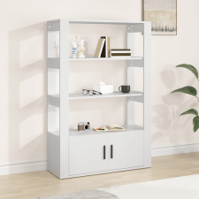 vidaXL fehér szerelt fa tálalószekrény 80x30x119,5 cm bútor
