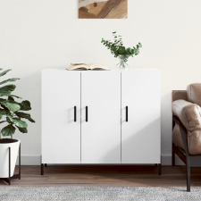 vidaXL fehér szerelt fa tálalószekrény 90 x 34 x 80 cm bútor