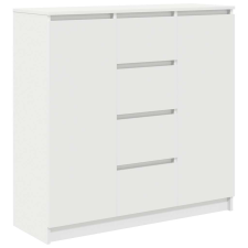 vidaXL fehér szerelt fa tálalószekrény fiókos 100,5x35x98,5 cm (3328453) bútor