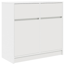 vidaXL fehér szerelt fa tálalószekrény fiókos 80x34x76 cm (861535) bútor