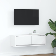 vidaXL fehér szerelt fa TV-szekrény 80x31x25,5 cm bútor