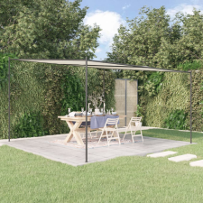 vidaXL fehér szövet és acél pavilon 4 x 4 m 180 g/m² kerti bútor