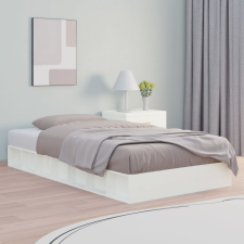vidaXL fehér tömör fa ágykeret 90 x 200 cm ágy és ágykellék