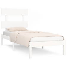 vidaXL fehér tömör fa ágykeret 90 x 200 cm (3104659) ágy és ágykellék
