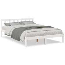 vidaXL fehér tömör fenyő extra hosszú ágykeret matrac nélkül 160x220cm (852451) ágy és ágykellék