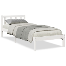 vidaXL fehér tömör fenyő extra hosszú ágykeret matrac nélkül 90x220 cm (852445) ágy és ágykellék