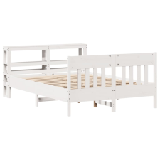 vidaXL fehér tömör fenyőfa ágy matrac nélkül 135 x 190 cm (3306280) ágy és ágykellék