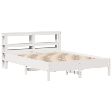vidaXL fehér tömör fenyőfa ágy matrac nélkül 140 x 200 cm (3306148) ágy és ágykellék