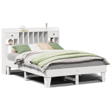 vidaXL fehér tömör fenyőfa ágy matrac nélkül 140x190 cm (3308856) ágy és ágykellék