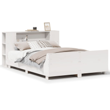 vidaXL fehér tömör fenyőfa ágy matrac nélkül 150 x 200 cm (3323648) ágy és ágykellék