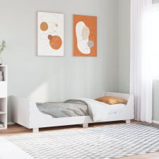 vidaXL fehér tömör fenyőfa ágy matrac nélkül 75 x 190 cm ágy és ágykellék