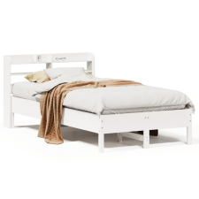 vidaXL fehér tömör fenyőfa ágy matrac nélkül 75 x 190 cm (3306913) ágy és ágykellék