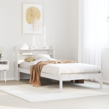 vidaXL fehér tömör fenyőfa ágy matrac nélkül 90 x 200 cm ágy és ágykellék