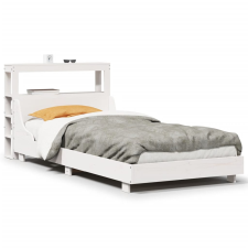 vidaXL fehér tömör fenyőfa ágy matrac nélkül 90 x 200 cm (3306430) ágy és ágykellék