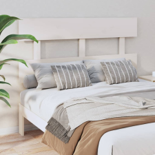 vidaXL fehér tömör fenyőfa ágyfejtámla 124x3x81 cm ágy és ágykellék
