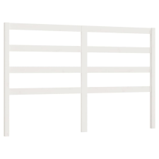 vidaXL fehér tömör fenyőfa ágyfejtámla 126 x 4 x 100 cm (817631) ágy és ágykellék