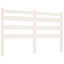 vidaXL fehér tömör fenyőfa ágyfejtámla 126 x 4 x 100 cm (818411) ágy és ágykellék