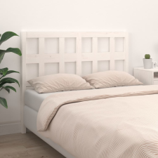 vidaXL fehér tömör fenyőfa ágyfejtámla 145,5 x 4 x 100 cm ágy és ágykellék