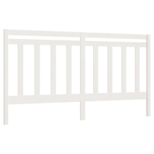 vidaXL fehér tömör fenyőfa ágyfejtámla 206 x 4 x 100 cm (817811) ágy és ágykellék