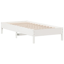 vidaXL fehér tömör fenyőfa ágykeret 100 x 200 cm (842707) ágy és ágykellék
