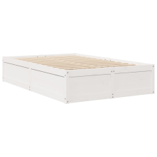 vidaXL fehér tömör fenyőfa ágykeret 120 x 200 cm ágy és ágykellék