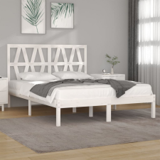 vidaXL fehér tömör fenyőfa ágykeret 120 x 200 cm ágy és ágykellék