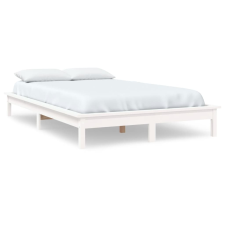 vidaXL fehér tömör fenyőfa ágykeret 120 x 200 cm (820537) ágy és ágykellék