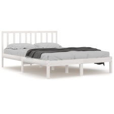 vidaXL fehér tömör fenyőfa ágykeret 120x190 cm (4FT Small Double) (3105042) ágy és ágykellék