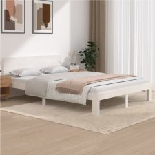 vidaXL fehér tömör fenyőfa ágykeret 140 x 200 cm ágy és ágykellék